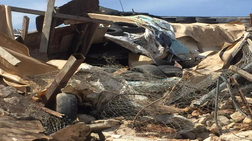 الاحتلال يهدم غرفتين زراعيتين في الخليل